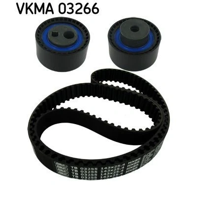 Imagem de SKF VKMA 03266 Jogo de correias dentadas 143 com perfil dentado arredondado