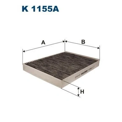 Imagem de Filtro de habitáculo filtron k1155a