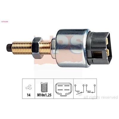 Imagem de EPS 1.810.044 Interruptor de luz stop mecânico M10x1,25 Made in Italy OE Equivalent MITSUBISHI: PAJERO 2
