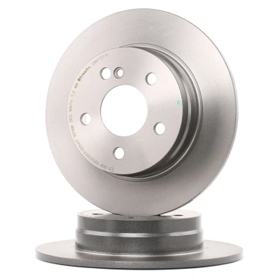 Imagem de BREMBO COATED DISC LINE 08.A737.11 Disco de travão 278 9 5 cheio revestido alto carbono com parafusos MERCEDES BENZ: Classe C Sedan, T modell