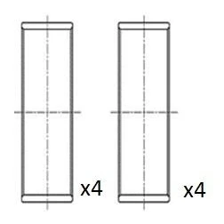 Imagem de FAI AutoParts BB2040 STD Capas de Biela RENAULT: MASTER 2 Bus, TRAFIC Kasten, Kasten