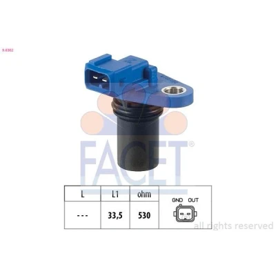 Imagem de FACET 9.0302 Sensor Made in Italy OE Equivalent FORD: Focus Mk2 Van / Carrinha, C Max, 2, VOLVO: V50