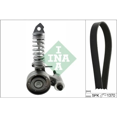 Imagem de INA 529 0324 10 Jogo de correias trapezoidais estriadas Verificar a rotação livre do alternador e, event., substit. OPEL: Corsa C Hatchback
