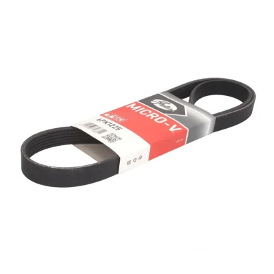 Imagem de GATES 6PK1225 Correia trapezoidal estriada 1225 6 Poliéster, EPDM (borracha de etileno propileno dieno) FleetRunner Micro V PEUGEOT: 206 Hatchback
