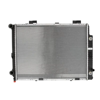 Imagem de NRF 58098 Radiador, arrefecimento do motor Alumínio 640 484 34 com componentes de montagem Aletas refrigeração soldadas