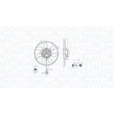 Imagem de MAGNETI MARELLI 069422889010 Ventilador de Radiador 420 12 384 VOLKSWAGEN: Transporter 5 Bus,