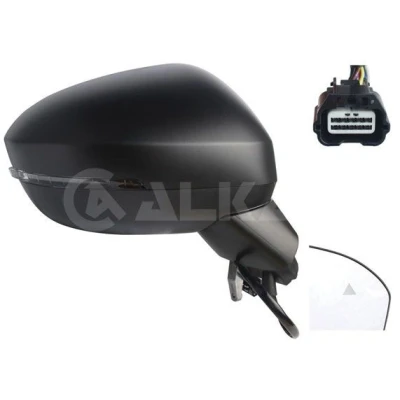 Imagem de Espelho retrovisor Alkar 9044764 à direita com subcapa elétrico aquecível, dobrável electricamente, convexo para veículo volante esquerda