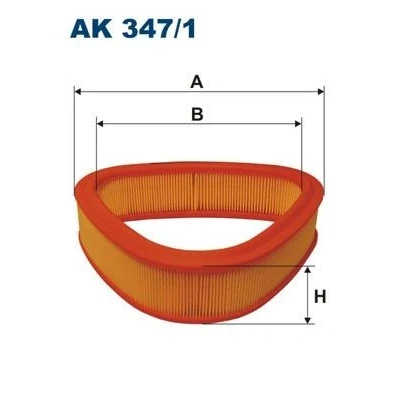Imagem de FILTRON AK 347/1 Filtro de ar 65 254 Cartucho filtrante ROVER: 400 Sedan, 200 Hatchback, Cabrio