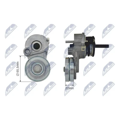 Imagem de NTY RNK PL 027 Polia Tensora com material de fixação OPEL: Astra G Caravan, CC, Corsa D Hatchback, ALFA ROMEO: 159 Sportwagon