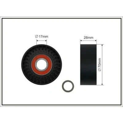 Imagem de CAFFARO 11 90 Polia Tensora BMW: 5 Sedan, Touring, 7