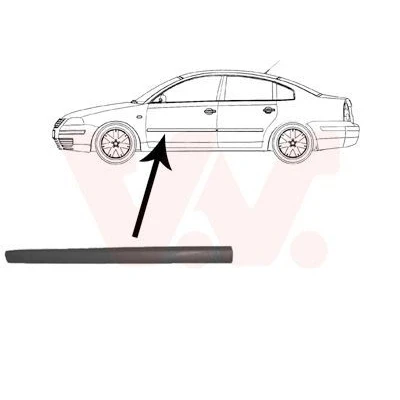 Imagem de VAN WEZEL 5836423 Friso Porta VOLKSWAGEN: Passat B5 GP Variant, Sedan, Sedan endado, norauto, oscaro, mister auto