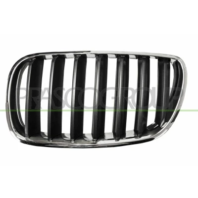 Imagem de PRASCO BM8032024 Grelha de Radiador esquerda escuro, titânio, crómio BMW: X3