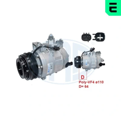 Imagem de ERA 670197 Compressor 7SBH17C 12V PAG 46