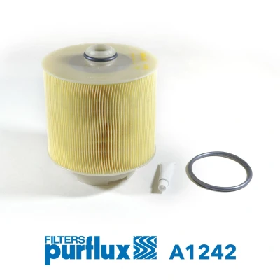 Imagem de PURFLUX A1242 Filtro de ar 192 165 Cartucho filtrante AUDI: A6 C6 Sedan, C5 Avant, Avant