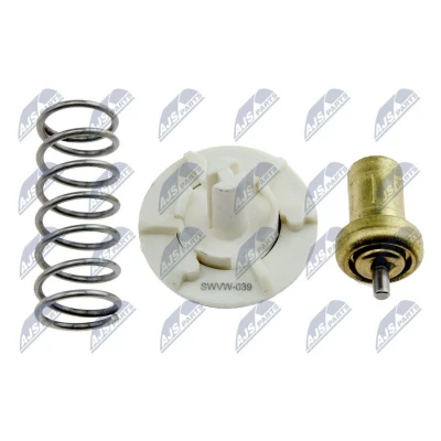 Imagem de NTY CTM VW 039 Termóstato, líquido de refrigeração 88oC com retentor VOLKSWAGEN: GOLF 5, 6, Polo IV Hatchback, SEAT: Ibiza 3, 4