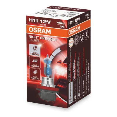Imagem de OSRAM 64211NL Lâmpada, farol de longo alcance H11 12V 55W 3600K Halogéneo BMW: 3 Touring, 1 Hatchback, Coupe, AUDI: A4 B8 Avant, A3 Sportback