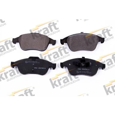 Imagem de KRAFT 6005011 Jogo de pastilhas para travão disco não preparado indicador aviso desgaste, excl. contacto desgaste