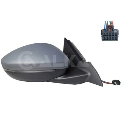 Imagem de Espelho retrovisor Alkar 9022446 à direita com subcapa elétrico aquecível, sensor de temeperatura, convexo para veículo volante esquerda