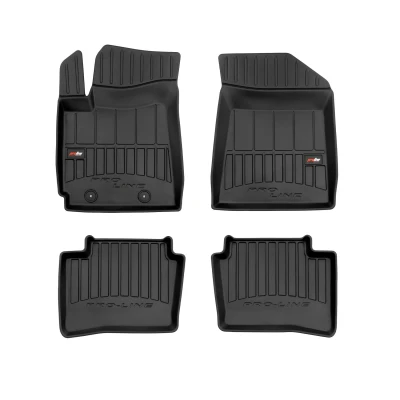 Imagem de FROGUM proLine 3D 3D409712 Conjunto de tapete chão Borracha à frente e atrás 4 preto medida