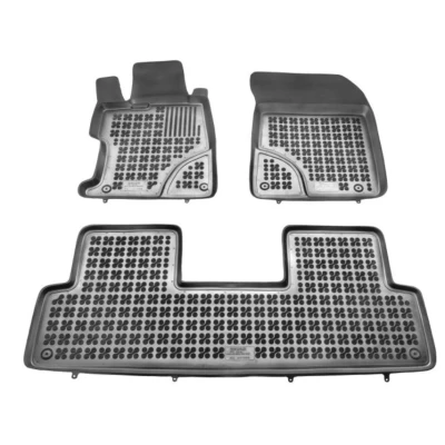 Imagem de REZAW PLAST 200915 Conjunto de tapete chão Borracha traseira preto HONDA: CIVIC 8 Hatchback, 8, 9