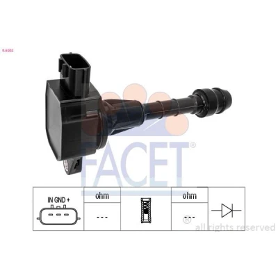 Imagem de FACET 9.6502 Bobina de ignição NISSAN: MICRA 2