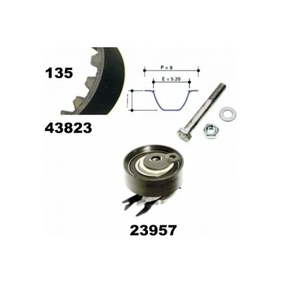 Imagem de MAPCO 23823 Jogo de correias dentadas 135 VOLKSWAGEN: GOLF 3, Polo III Hatchback, Lupo / 3L, SEAT: Ibiza 2, Córdoba I Sedan, Inca