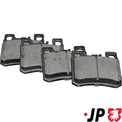 Imagem de JP GROUP 1363702110 Jogo de pastilhas para travão disco Eixo traseiro preparado indicador aviso desgaste MERCEDES BENZ: Classe C Sedan
