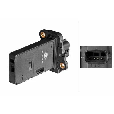 Imagem de HELLA 8ET 358 095 531 Medidor de massa ar com junta NISSAN: X Trail