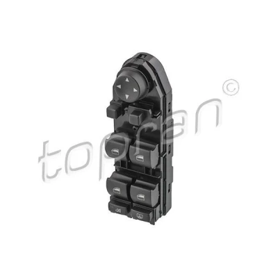 Imagem de TOPRAN 503 412 Interruptor, elevadores dos vidros do lado condutor, à frente BMW: 5 Sedan, Touring