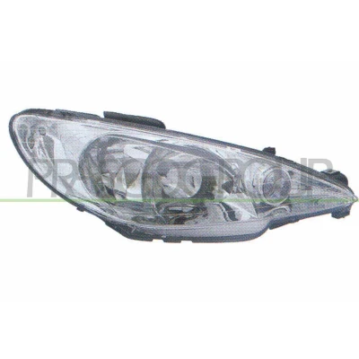 Imagem de PRASCO PG0094903 Farol Principal à direita H7/H7 sem motor de regulação do alcance dos faróis PEUGEOT: 206 Hatchback, Van, SW