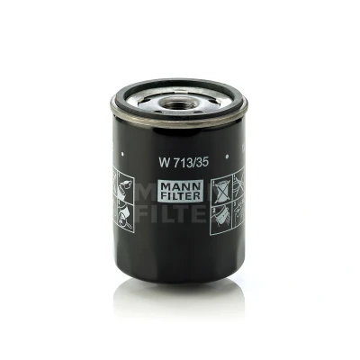 Imagem de MANN FILTER W 713/35 Filtro de óleo M 20 X 1.5 aparafusado MITSUBISHI: COLT 6, SMART: Forfour I