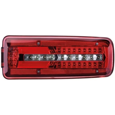 Imagem de HELLA 2VD 012 381 031 Farolim esquerda LED preto 24 transparente, Vermelho com parafusos, Compatibilidade electromagnética