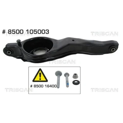 Imagem de TRISCAN 8500 105003 Braço de suspensão com apoio borracha transversal FORD: Focus C Max, 2, VOLVO: V50, C30, S40 II, MAZDA: 5