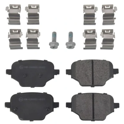 Imagem de FEBI BILSTEIN 171002 Jogo de pastilhas para travão disco Eixo traseiro com material fixação CITROËN: Berlingo Van,