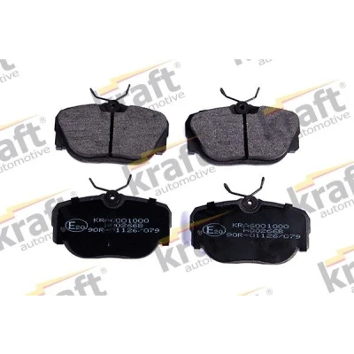 Imagem de KRAFT 6001000 Jogo de pastilhas para travão disco preparado indicador aviso desgaste, excl. contacto desgaste