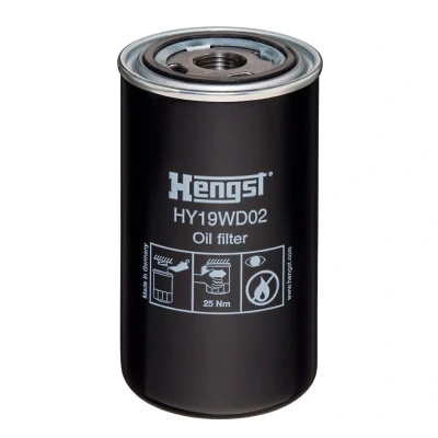 Imagem de HENGST FILTER HY19WD02 Filtro de óleo 1 12 UNF aparafusado