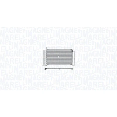 Imagem de MAGNETI MARELLI 350203105400 Condensador com secador 416 653 12