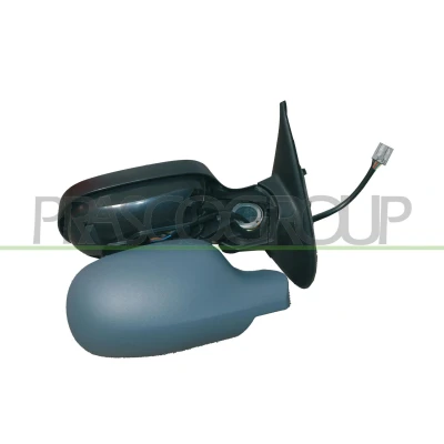 Imagem de Espelho retrovisor Prasco Premium DS0117314P esquerda com subcapa elétrico aquecível, ajustável pelo interior, não esférico