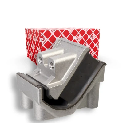 Imagem de FEBI BILSTEIN 107266 Suporte, motor de ambos os lados, à frente Rolamento borracha e metal