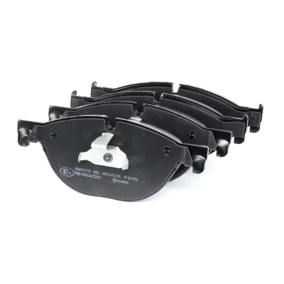 Imagem de BREMBO P 06 076 Jogo de pastilhas para travão disco preparado indicador aviso desgaste com grampo do êmbolo sem acessórios BMW: 5 GT