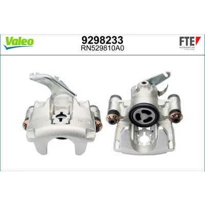 Imagem de FTE 9298233 Pinça de travão cinzento Ferro fundido Eixo traseiro direito sem suporte IVECO: DAILY 3 Kasten/Kombi,