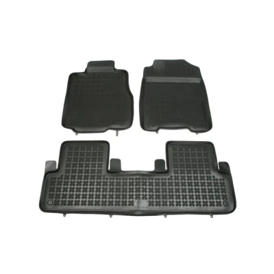 Imagem de REZAW PLAST 200916 Conjunto de tapete chão Borracha à frente e atrás 3 preto medida HONDA: CR V 4