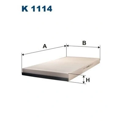 Imagem de FILTRON K 1114 Filtro, ar do habitáculo Filtro de partículas 462mm 238,5mm 31mm