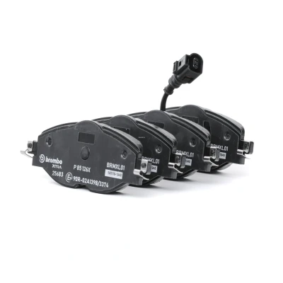 Imagem de BREMBO P 85 126X Jogo de pastilhas para travão disco incl. contacto aviso desgaste com parafusos pinça sem acessórios endado,