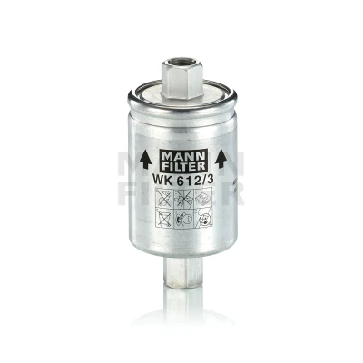 Imagem de MANN FILTER WK 612/3 Filtro de Combustível dos tubos LAND ROVER: Freelander I SUV, SUV Cabrio, 45 Hatchback, 25 Hatchback