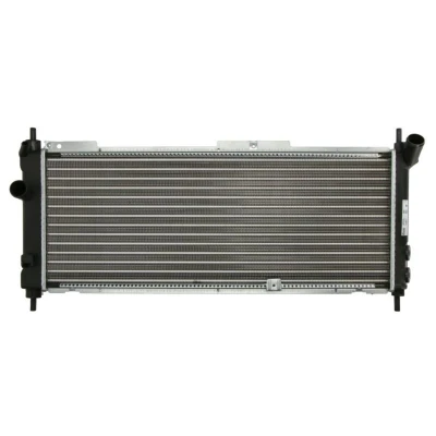 Imagem de NISSENS 63254A Radiador, arrefecimento do motor Alumínio 680 270 23 Aletas de refrigeração unidas mecanicamente OPEL: Corsa B Hatchback, Van