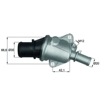 Imagem de MAHLE ORIGINAL TI 105 88 Termóstato, líquido de refrigeração com junta FIAT: BRAVO 1, Marea Weekend, Brava Hatchback, LANCIA: Y