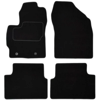 Imagem de MAMMOOTH A041 TOY10 PRM 01 Conjunto de tapete chão Têxtil à frente e atrás 4 preto medida TOYOTA: Auris Hatchback