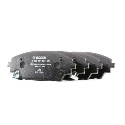 Imagem de BOSCH 0 986 494 804 Jogo de pastilhas para travão disco Baixo teor metálico com avisador sonoro desgaste MAZDA: CX 3, 3 Hatchback, Sedan