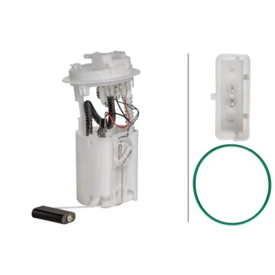 Imagem de HELLA 8TF 358 106 171 Unidade de alimentação combustível com junta, sensor nível elétrico PEUGEOT: 206 Hatchback, SW